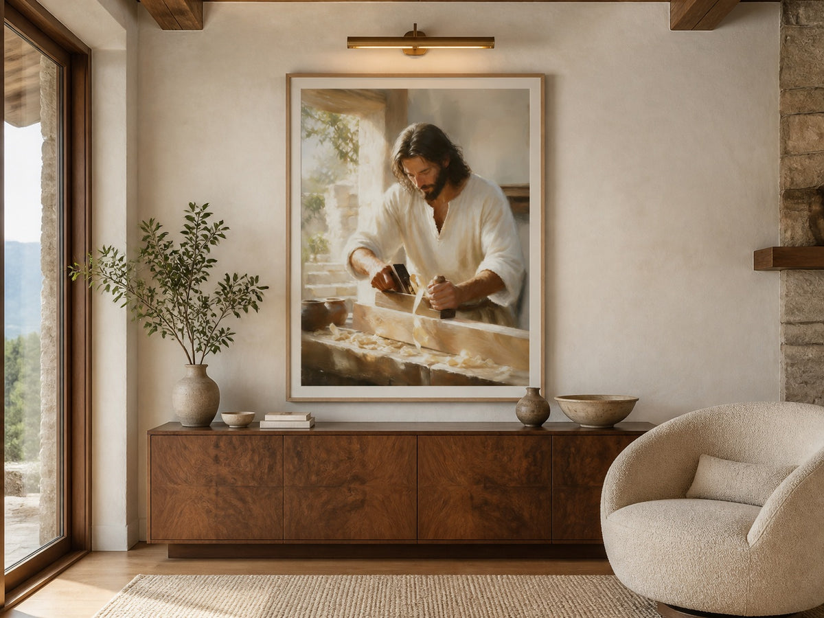 The Carpenter's Hands | Signed Handmade Art Print