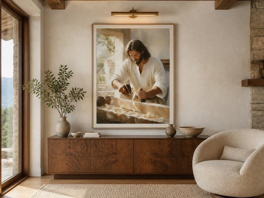 The Carpenter's Hands | Signed Handmade Art Print
