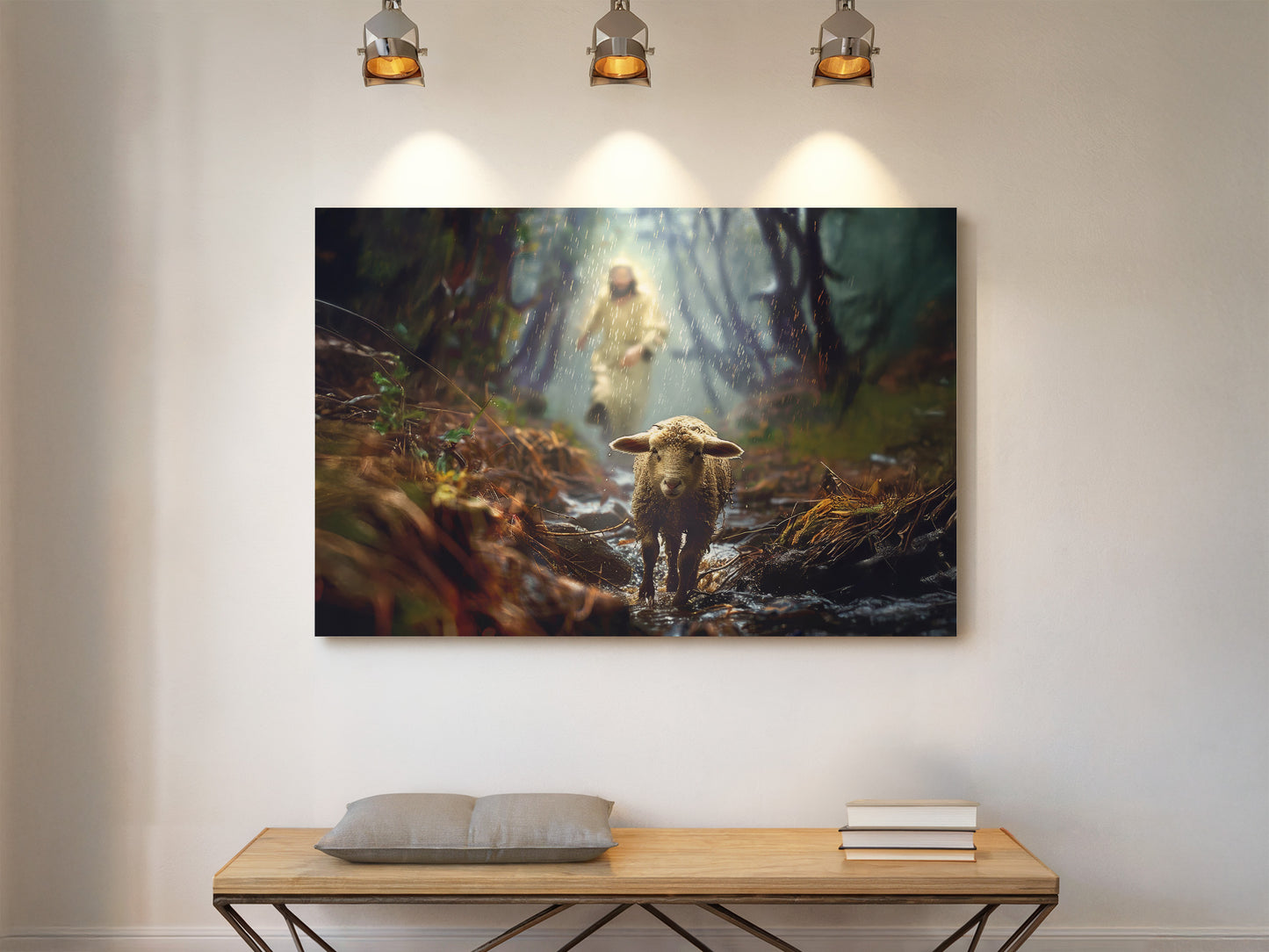 Shepherd in the Storm #2 | Canvas Artwork