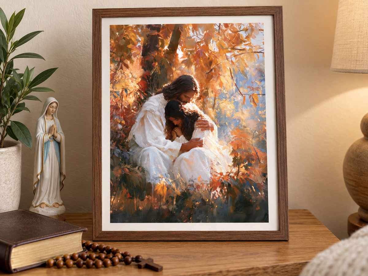 Peace in Christ #3 | Signed Handmade Art Print