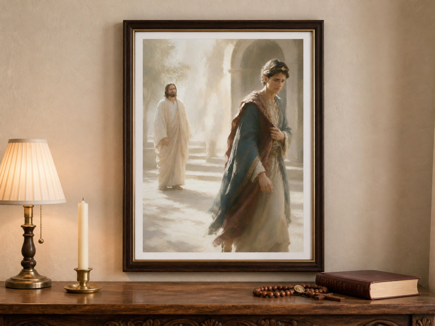 He Could Not Let Go | Signed Handmade Art Print