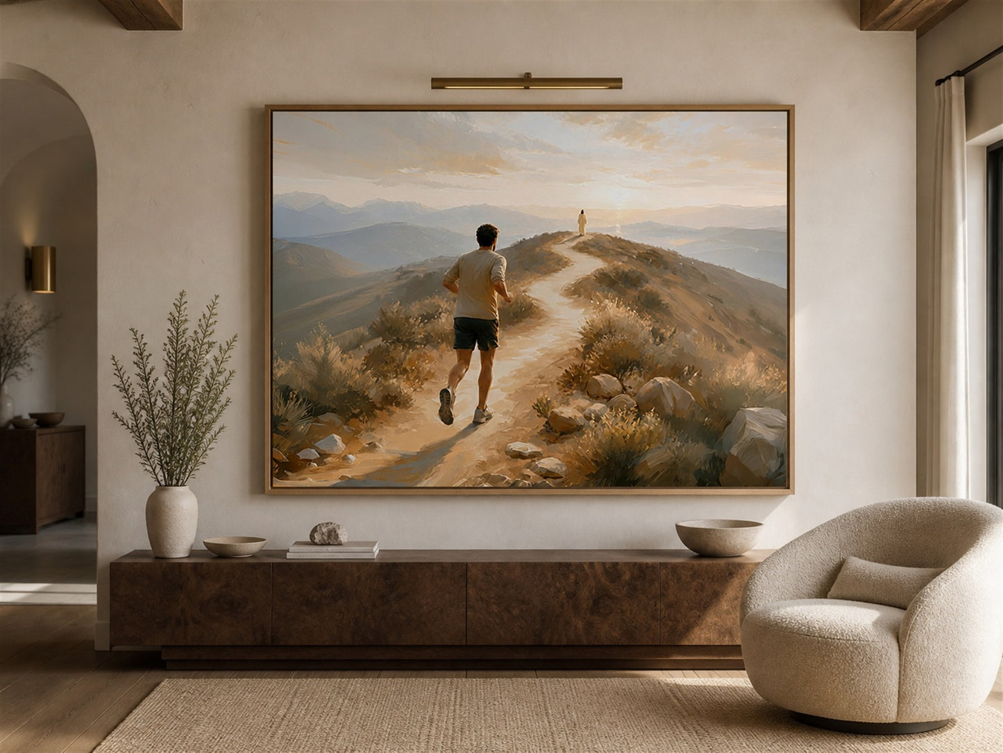 Run With Patience | Canvas Artwork