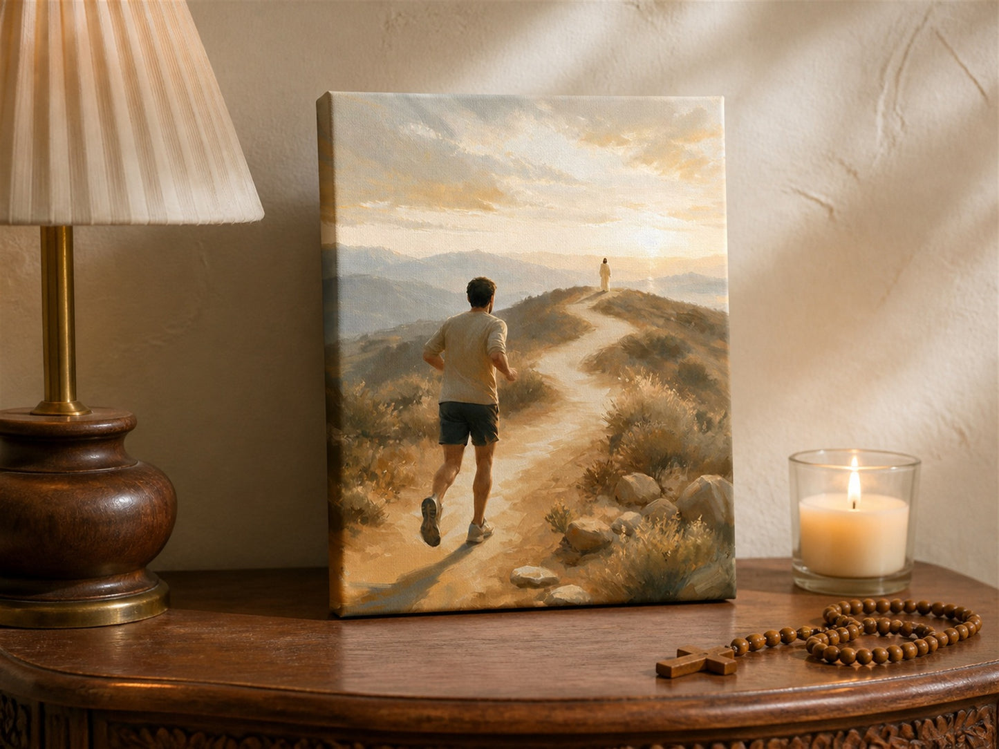 Run With Patience | Canvas Artwork