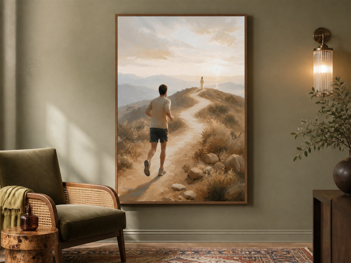 Run With Patience | Canvas Artwork