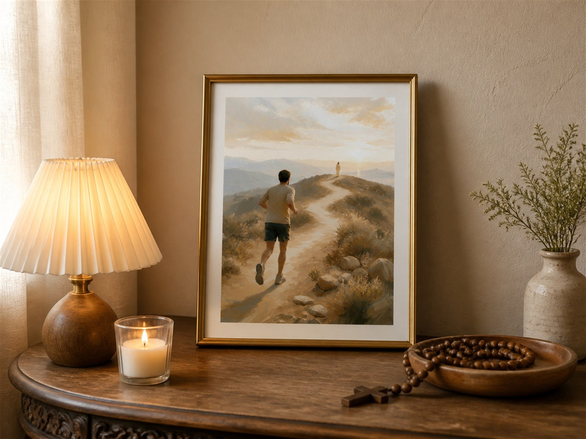 Run With Patience | Signed Handmade Art Print