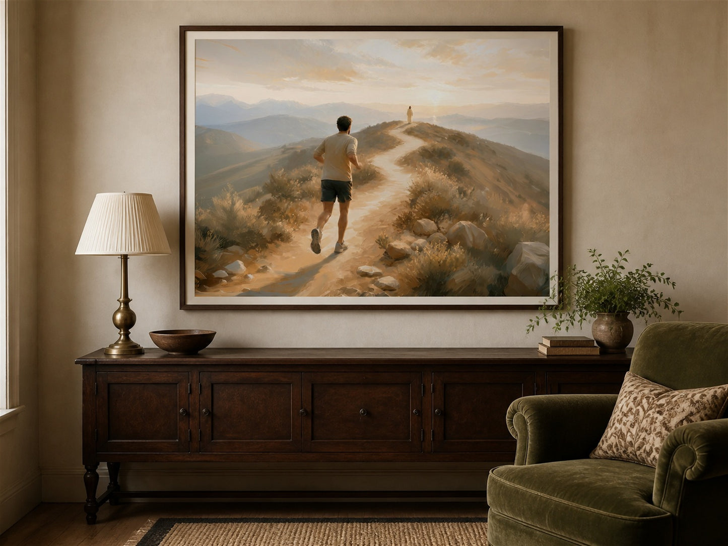 Run With Patience | Signed Handmade Art Print
