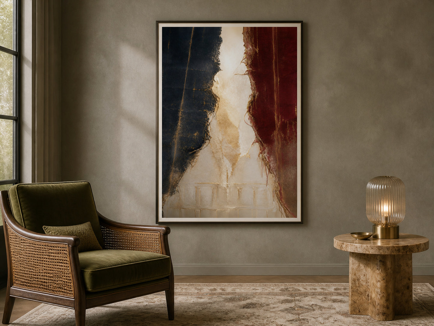 The Veil Was Torn | Signed Handmade Art Print