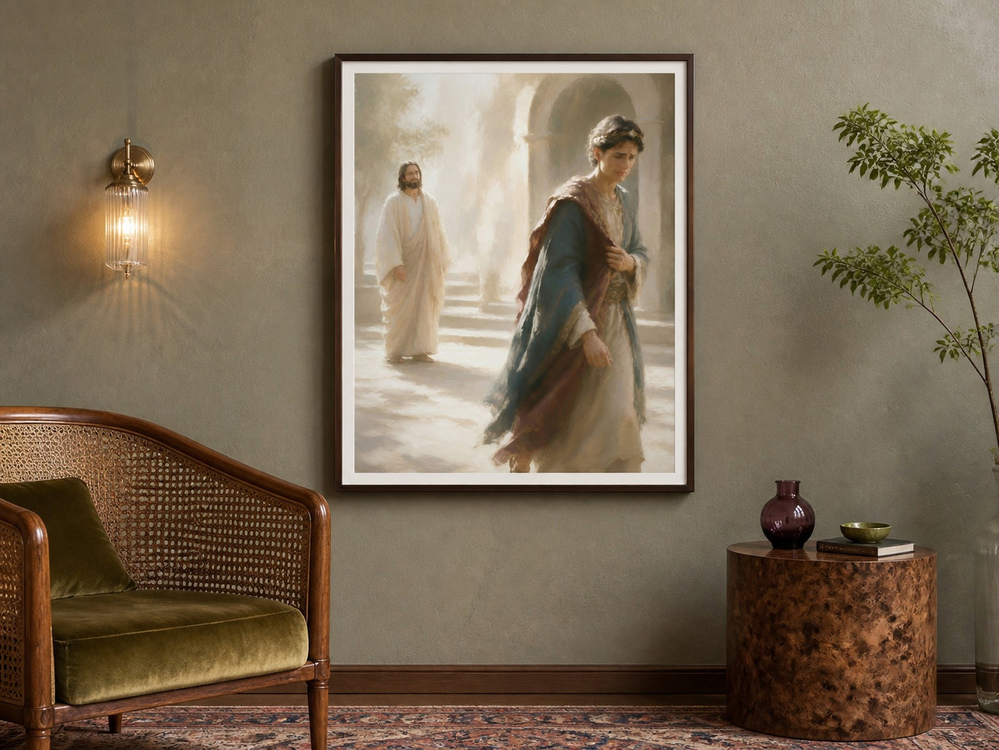 He Could Not Let Go | Signed Handmade Art Print