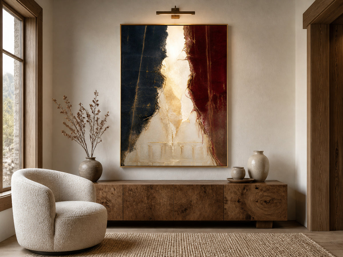 The Veil Was Torn | Canvas Artwork