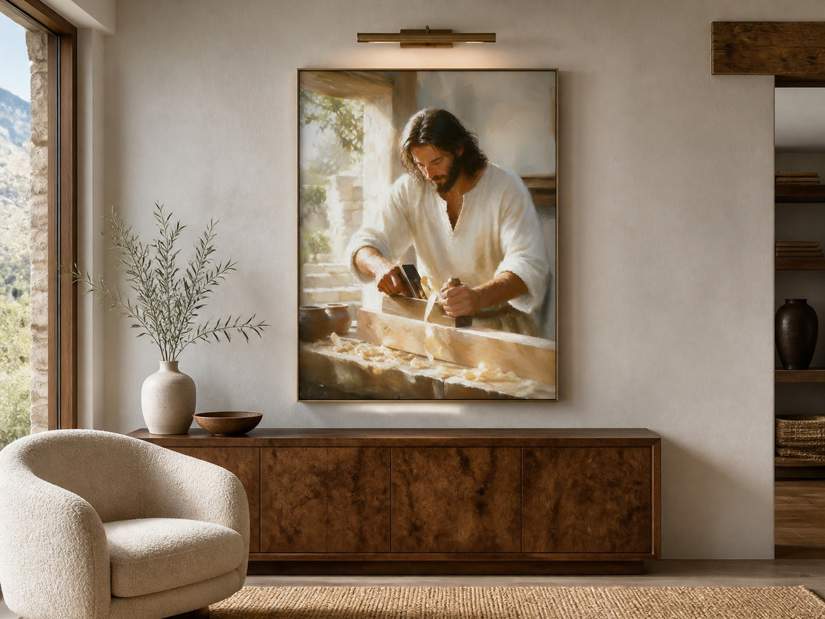 The Carpenter's Hands | Canvas Artwork