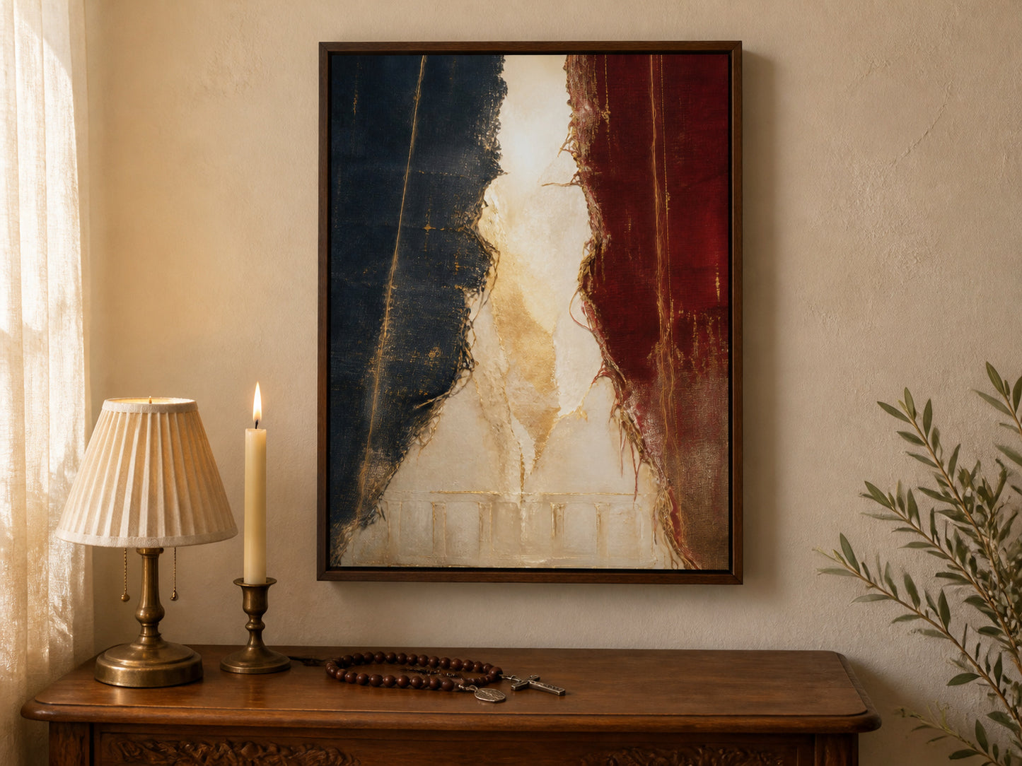 The Veil Was Torn | Canvas Artwork
