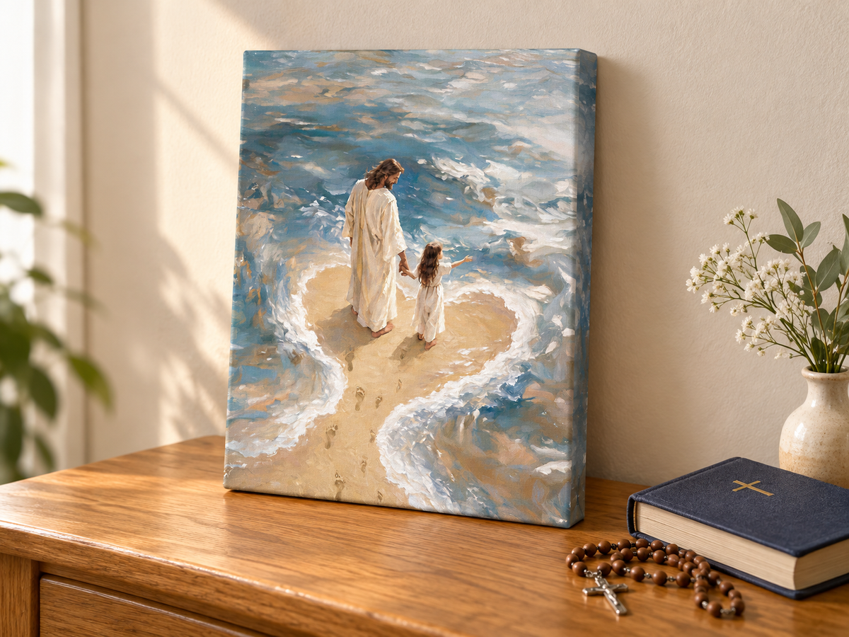 Held in His Love | Canvas Artwork