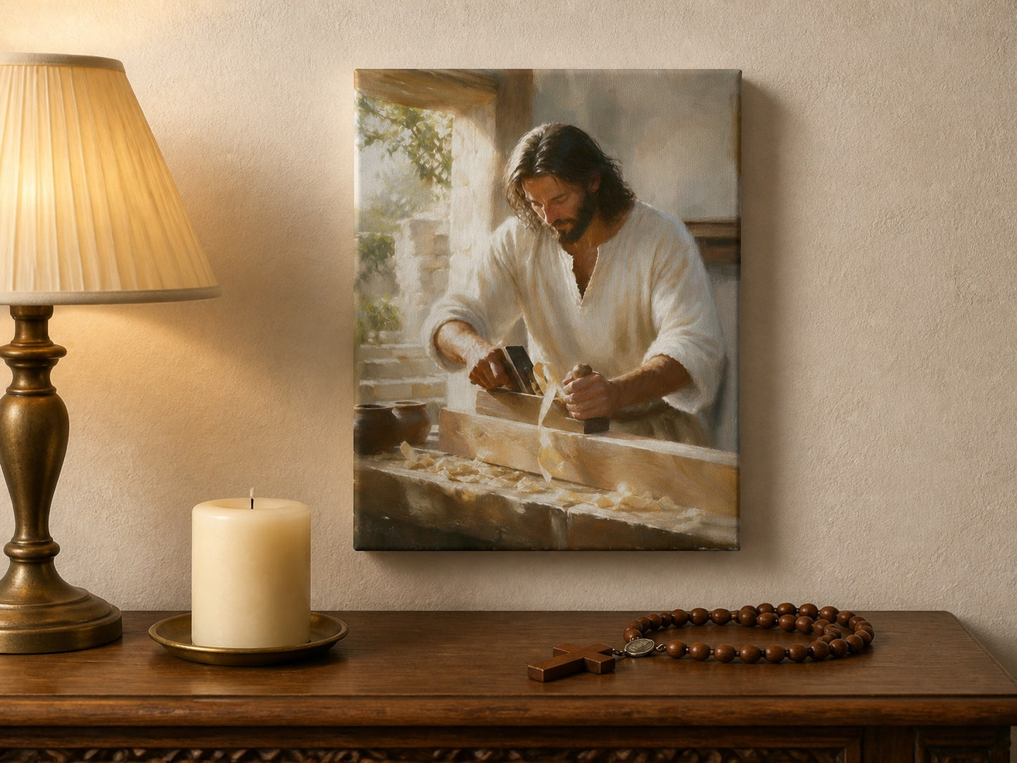 The Carpenter's Hands | Canvas Artwork