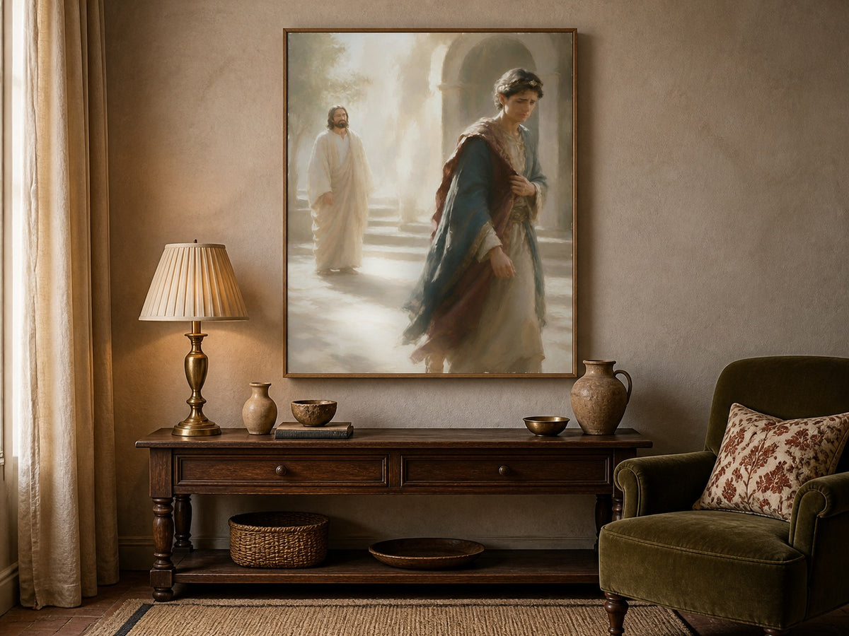 He Could Not Let Go | Canvas Artwork
