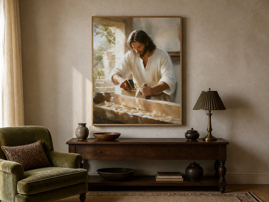 The Carpenter's Hands | Canvas Artwork