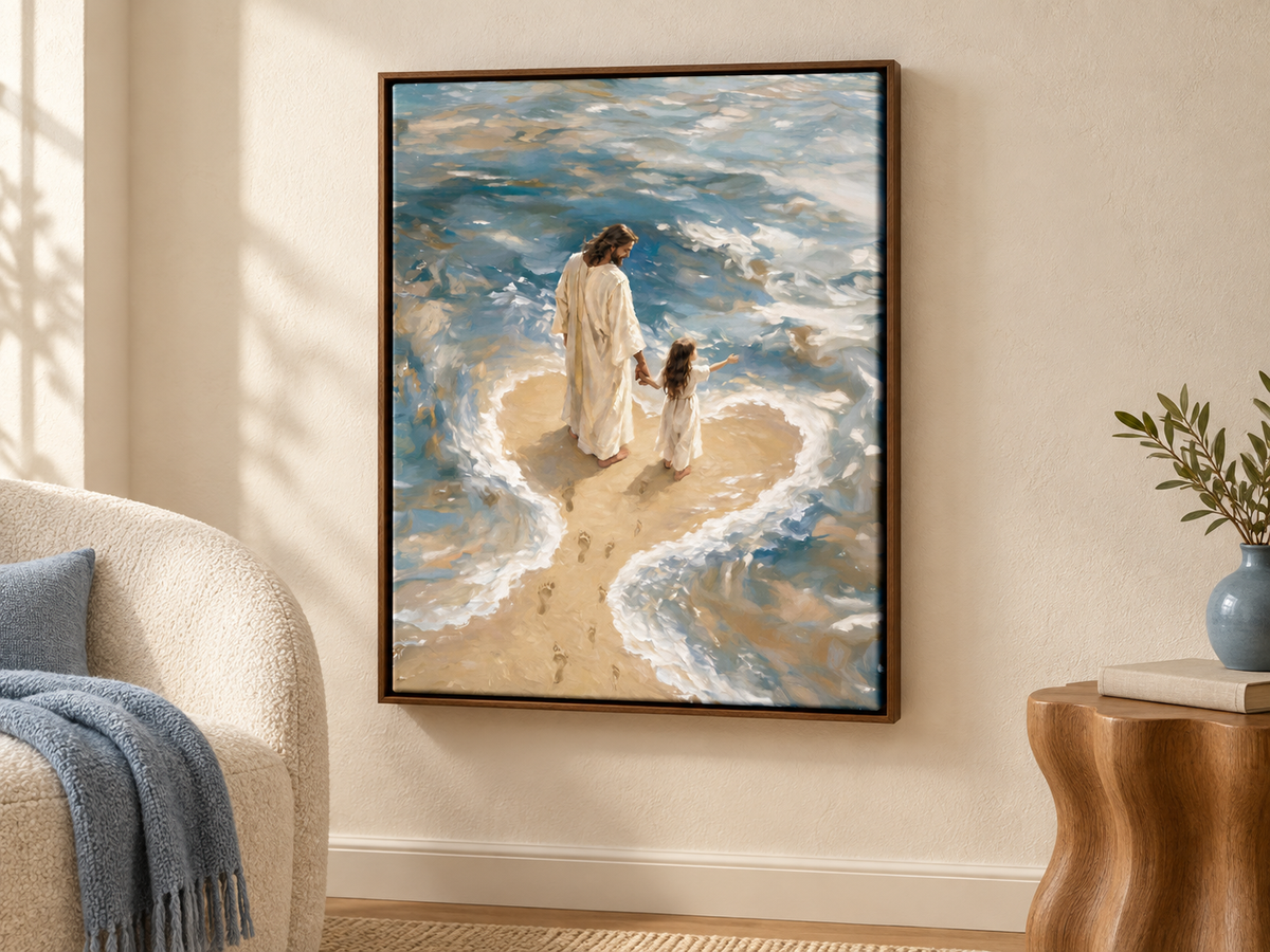 Held in His Love | Canvas Artwork