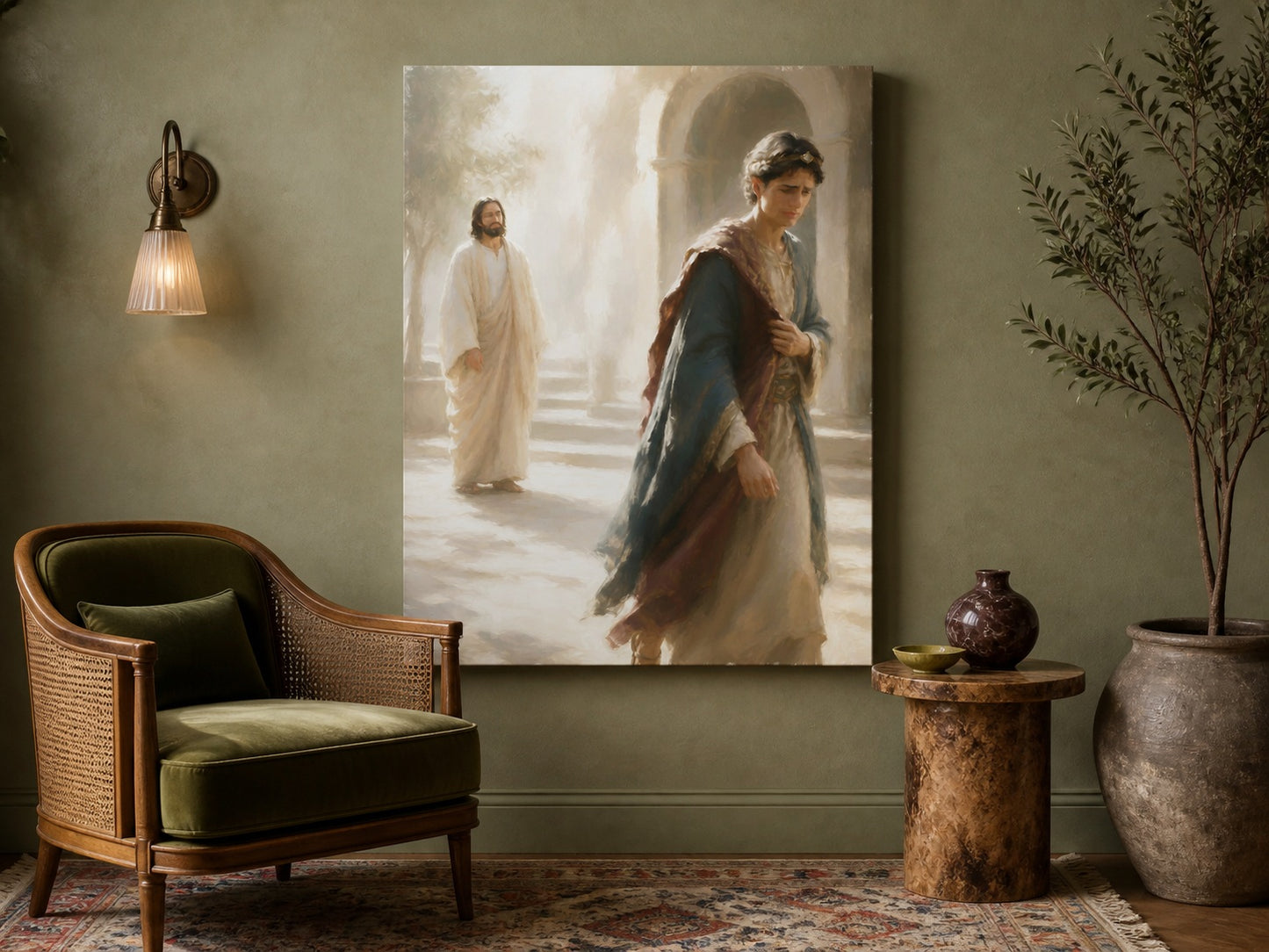 He Could Not Let Go | Canvas Artwork