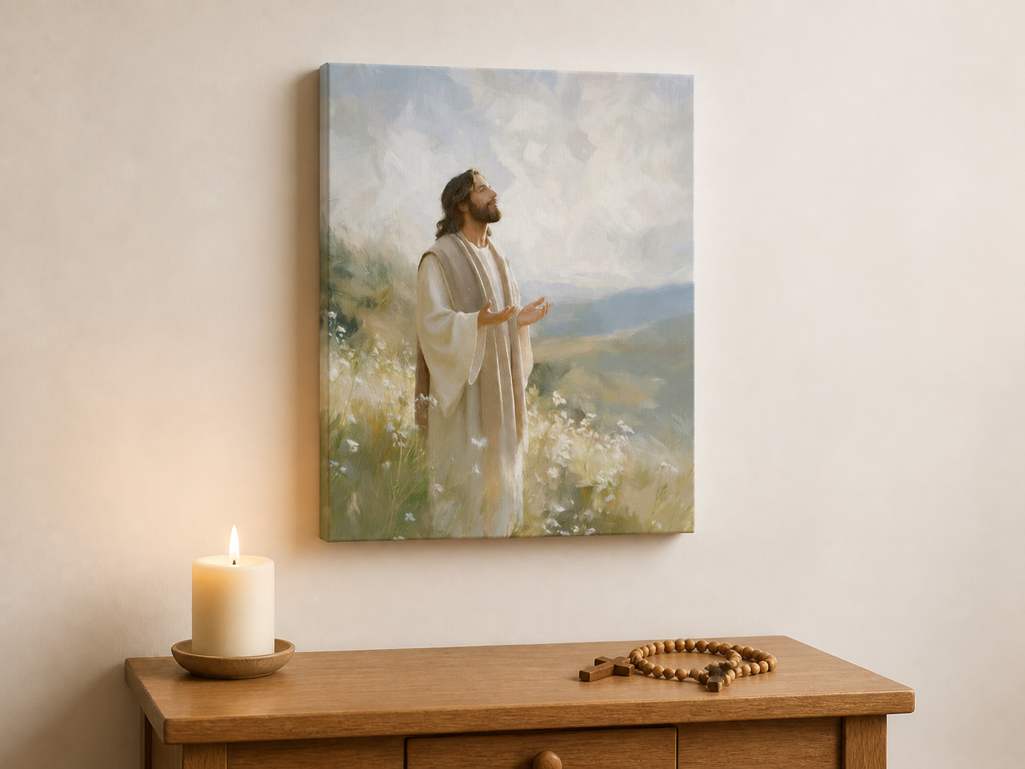 Apart to Pray | Canvas Artwork