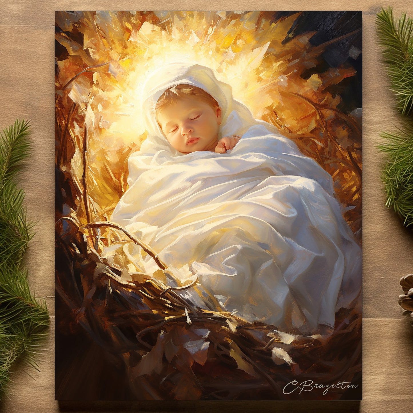 Baby Jesus (Digital Art Print Download)