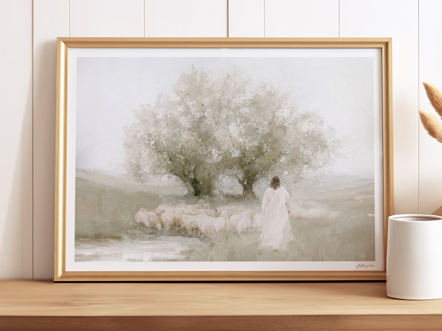 Beside the Still Waters | Signed Handmade Art Print