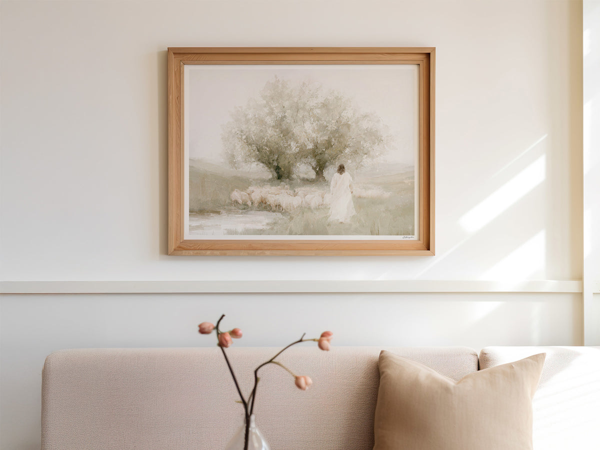 Beside the Still Waters | Signed Handmade Art Print