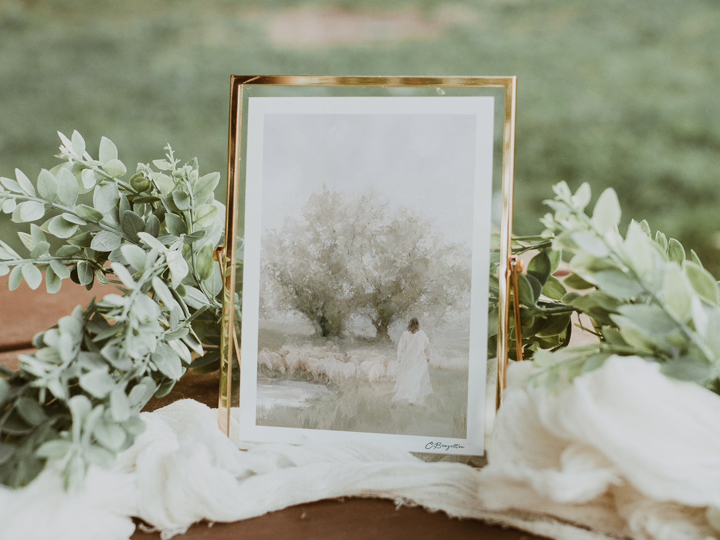 Beside the Still Waters | Signed Handmade Art Print