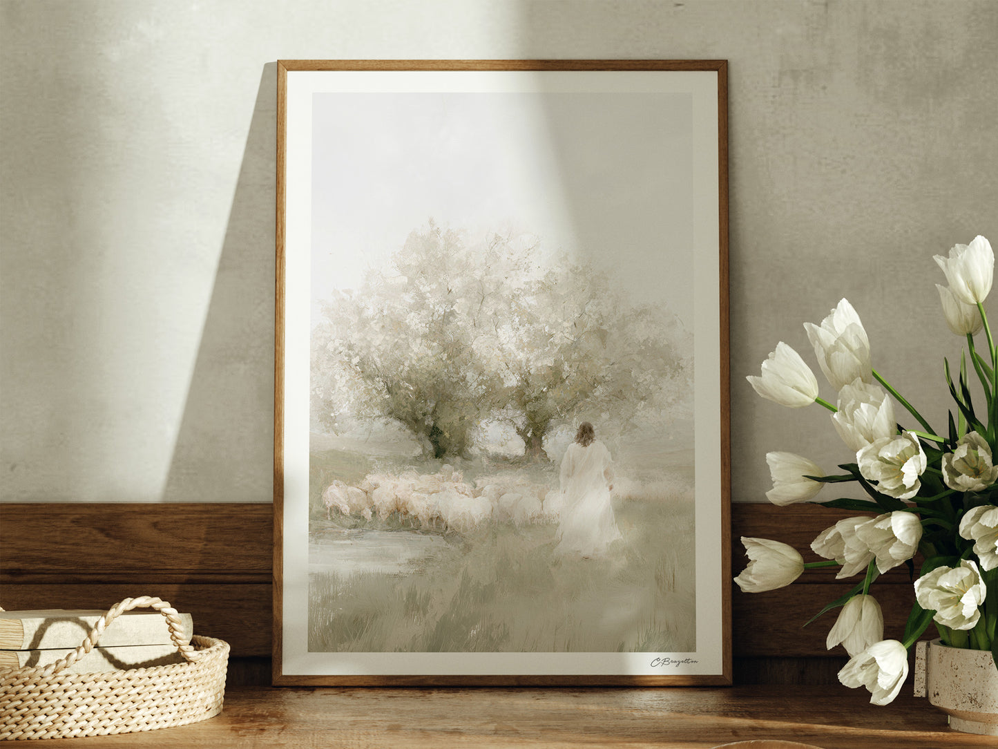 Beside the Still Waters | Signed Handmade Art Print