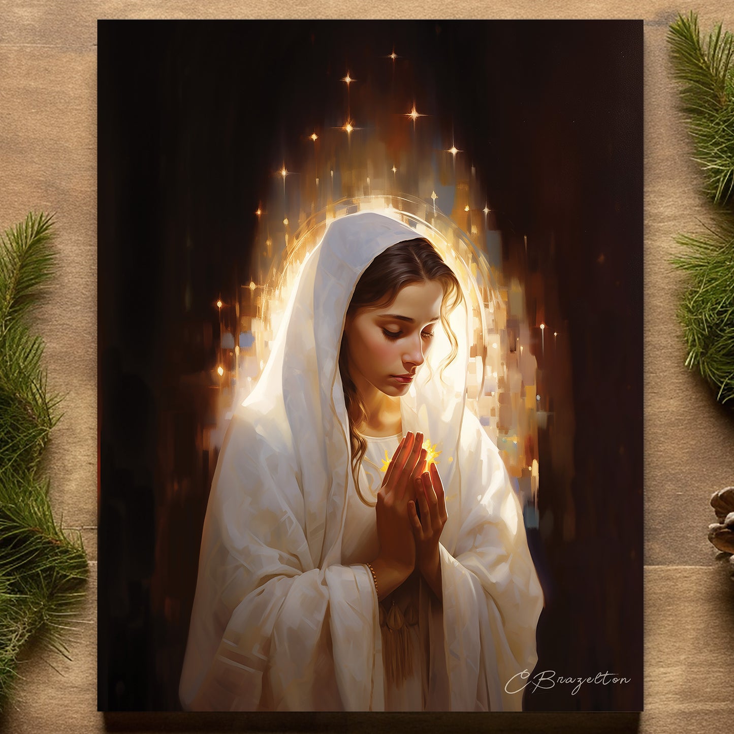 Blessed Mary (Digital Art Print Download)