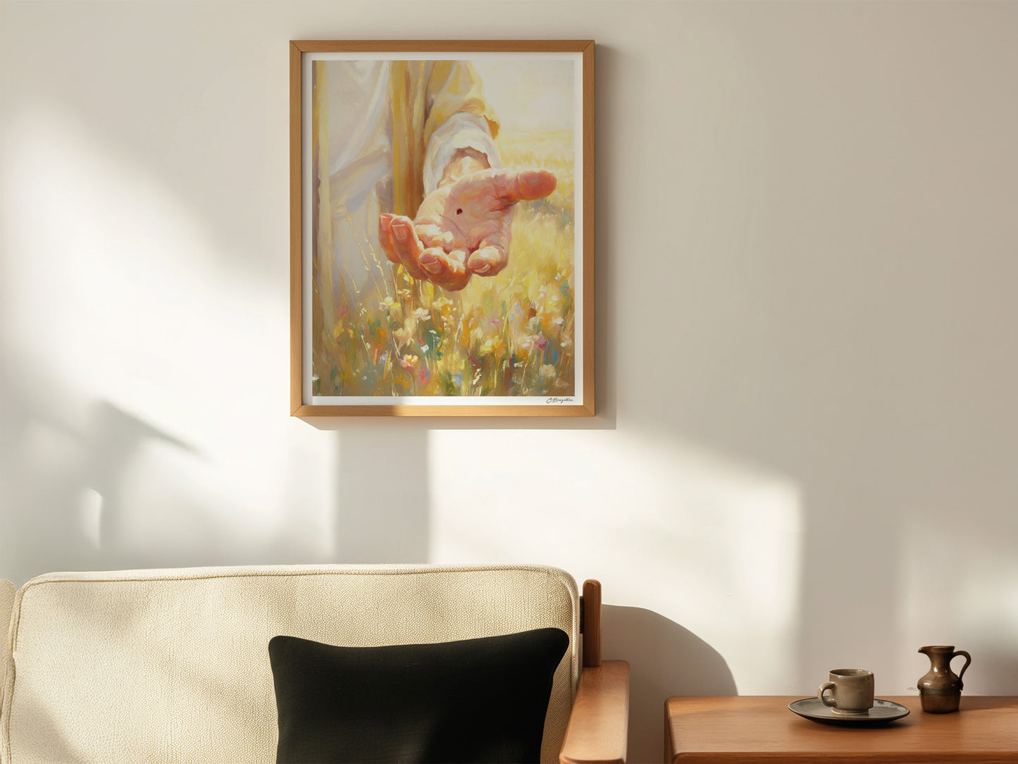 By His Wounds #3 | Signed Handmade Art Print