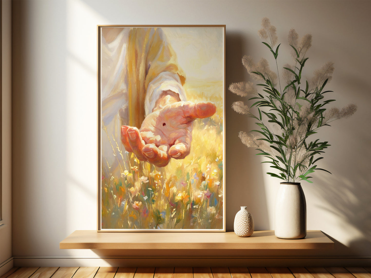 By His Wounds #3 | Signed Handmade Art Print