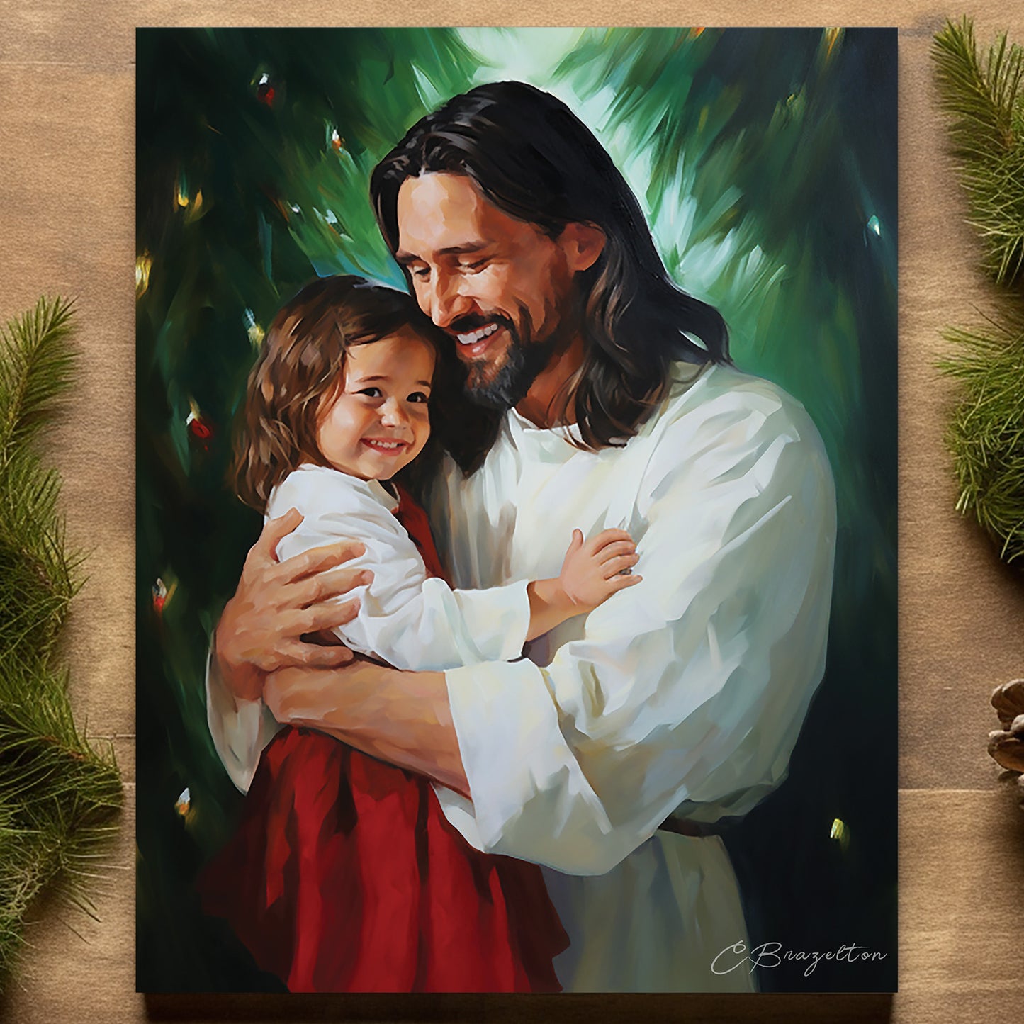 Christmas Blessing (Digital Art Print Download)
