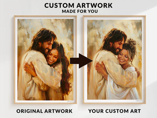 Welcome Home Custom Artwork on Fine Art Paper | Personalized Signed Art Print