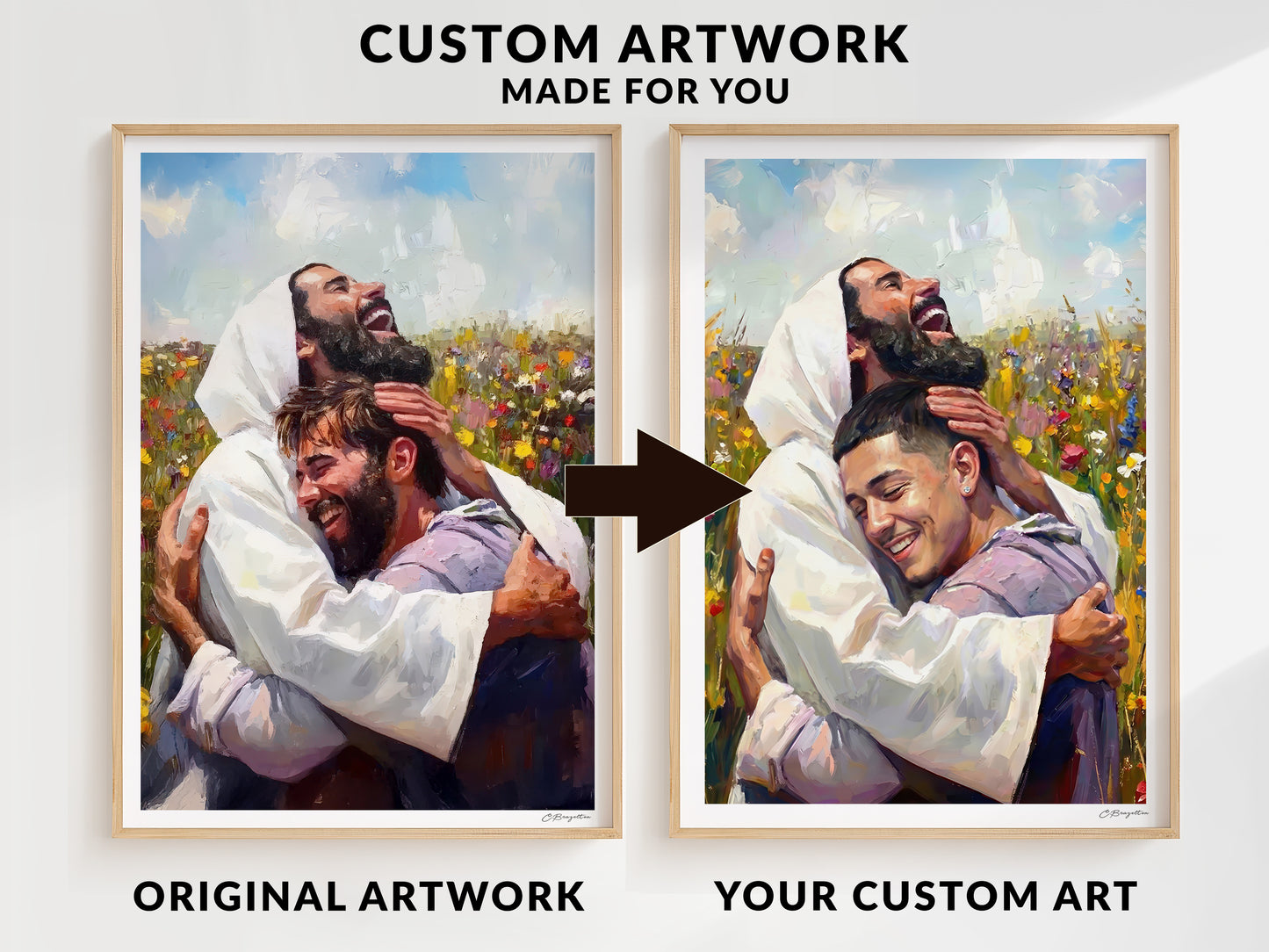 Welcome Home #4 Custom Artwork on Fine Art Paper | Personalized Signed Art Print