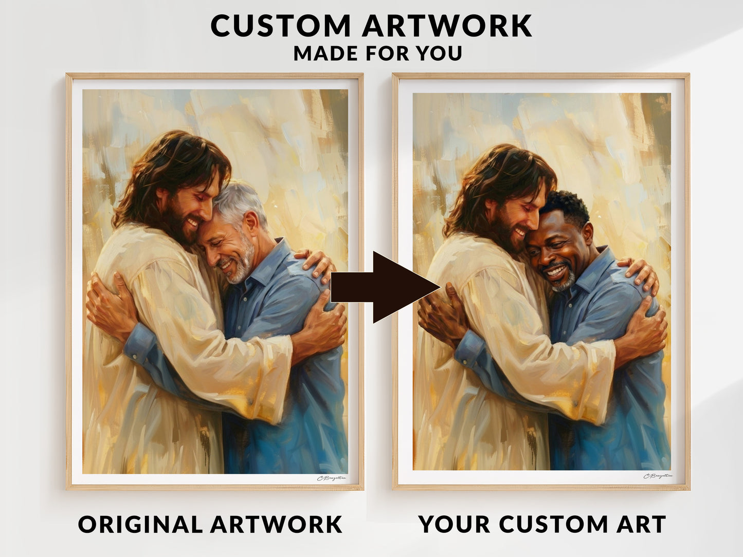 Welcome Home Custom Artwork on Fine Art Paper | Personalized Signed Art Print