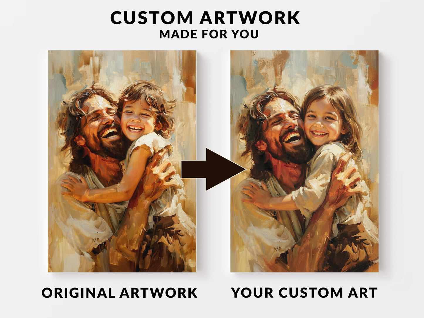 Welcome Home #3 Custom Canvas Artwork | Hand Embellished Personalized Canvas