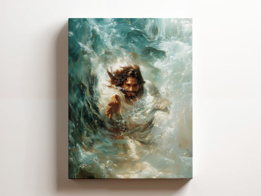 Jesus Saves | Canvas Artwork