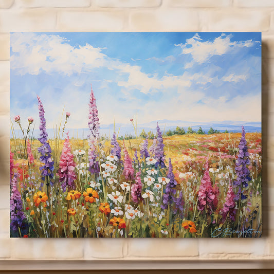 Flores del campo (Descarga de impresión de arte digital)
