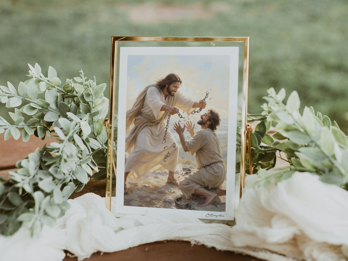 Free Indeed | Signed Handmade Art Print