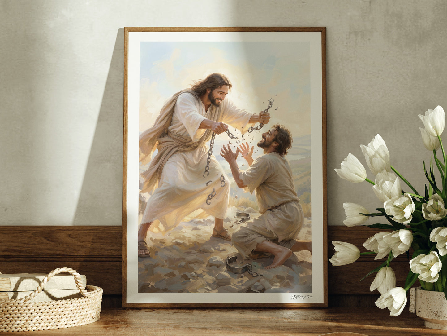 Free Indeed | Signed Handmade Art Print