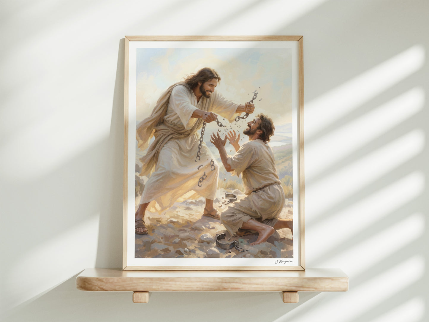 Free Indeed | Signed Handmade Art Print