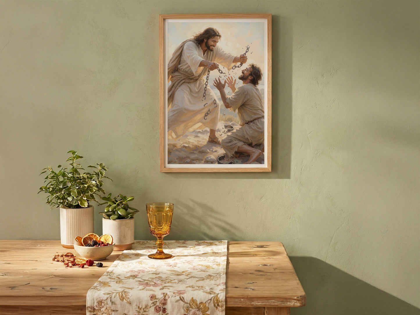 Free Indeed | Signed Handmade Art Print