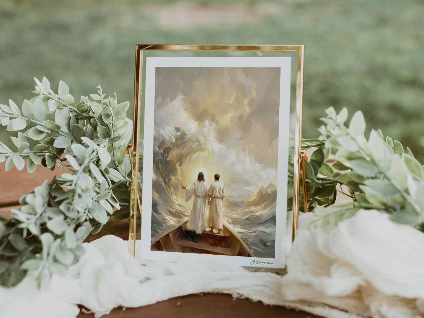 Guided by Him #3 | Signed Handmade Art Print