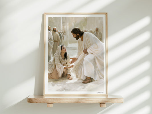 He Called Her Daughter | Signed Handmade Art Print