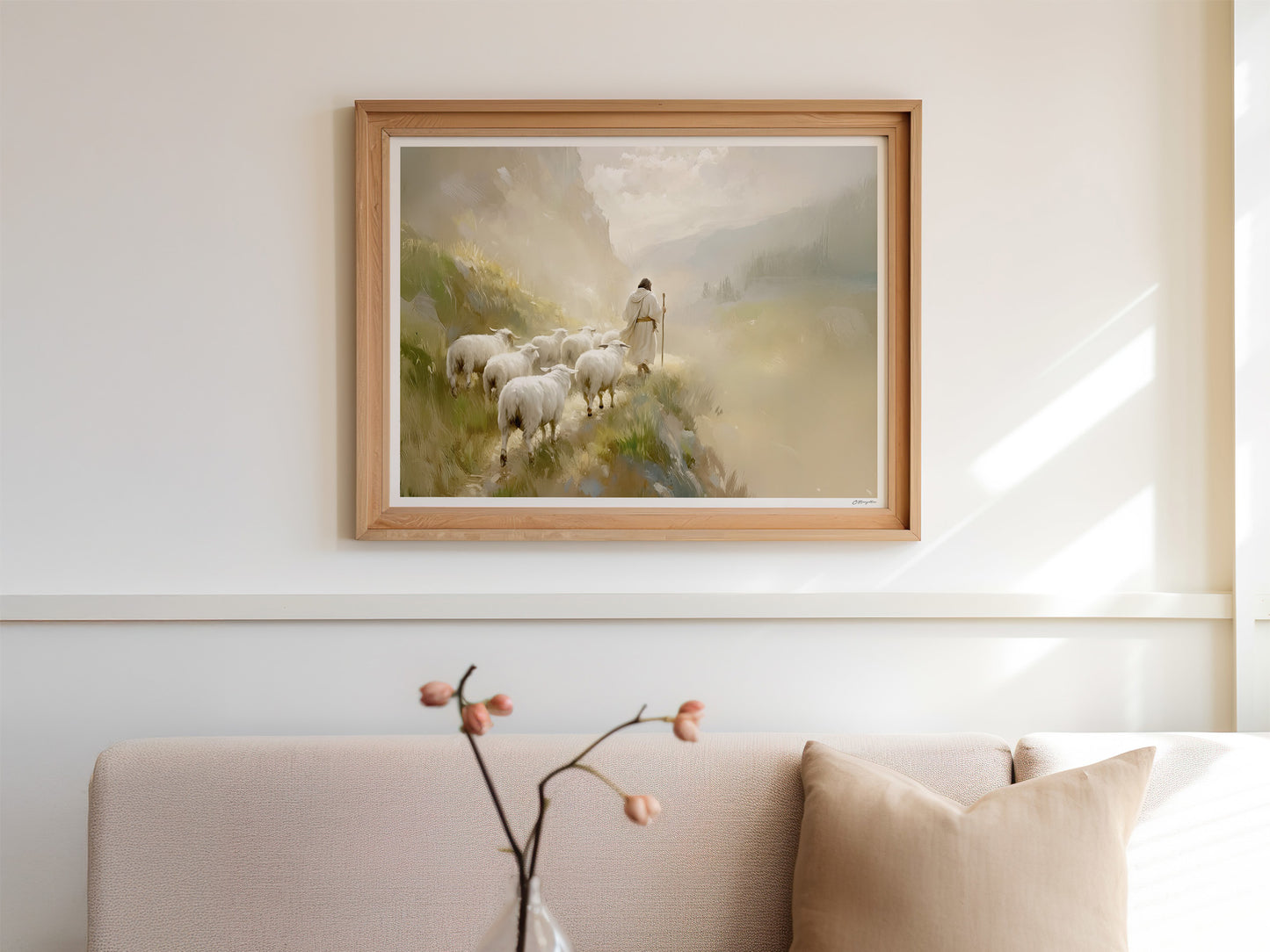 He Leadeth Me | Signed Handmade Art Print