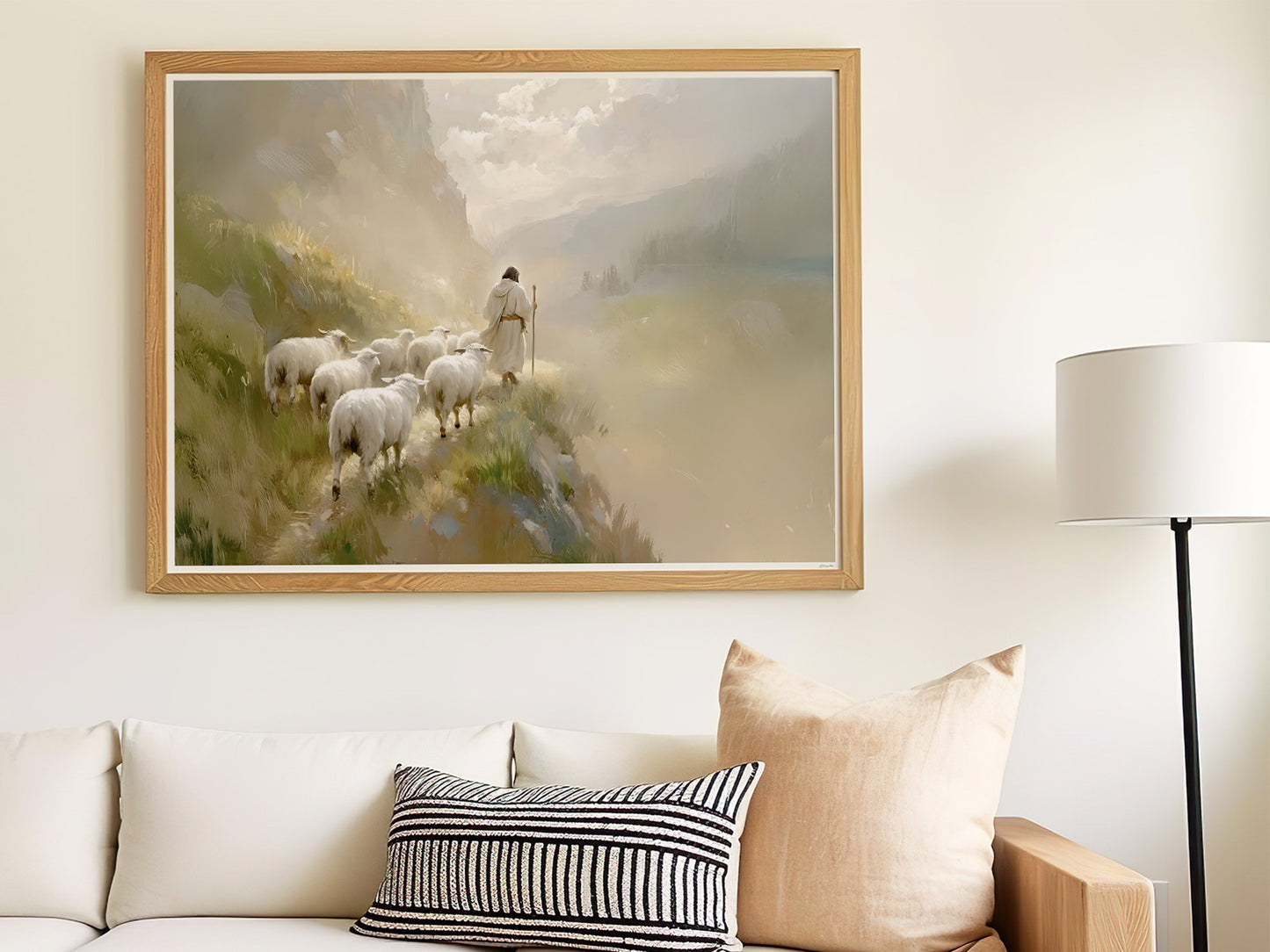 He Leadeth Me | Signed Handmade Art Print