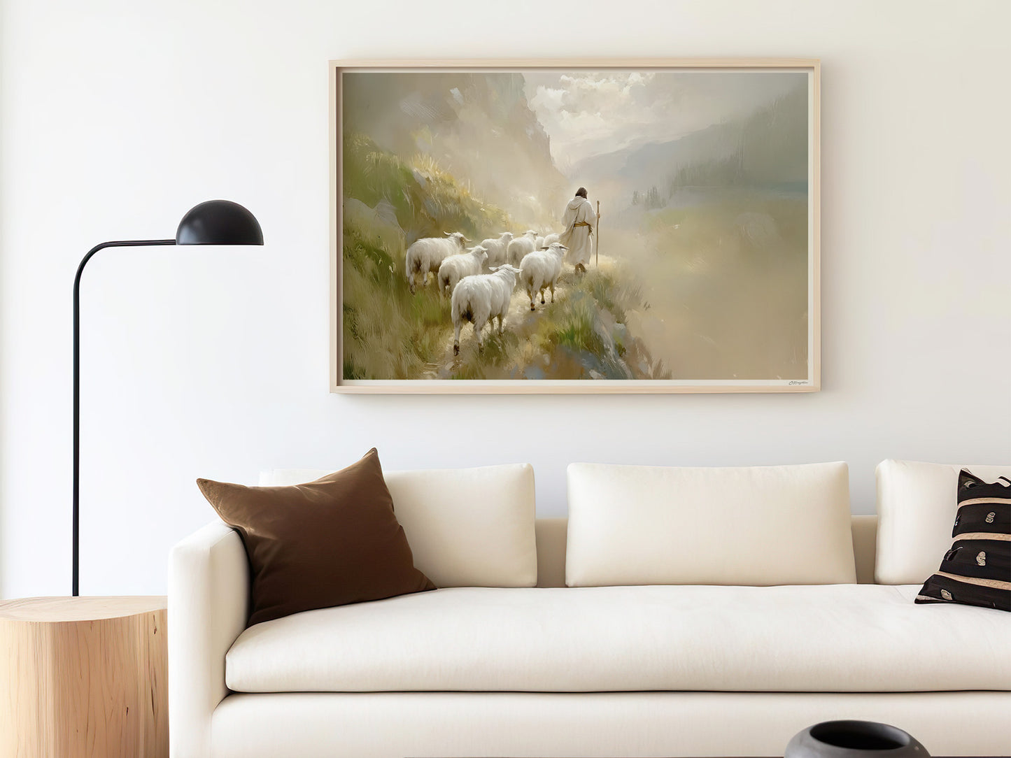 He Leadeth Me | Signed Handmade Art Print