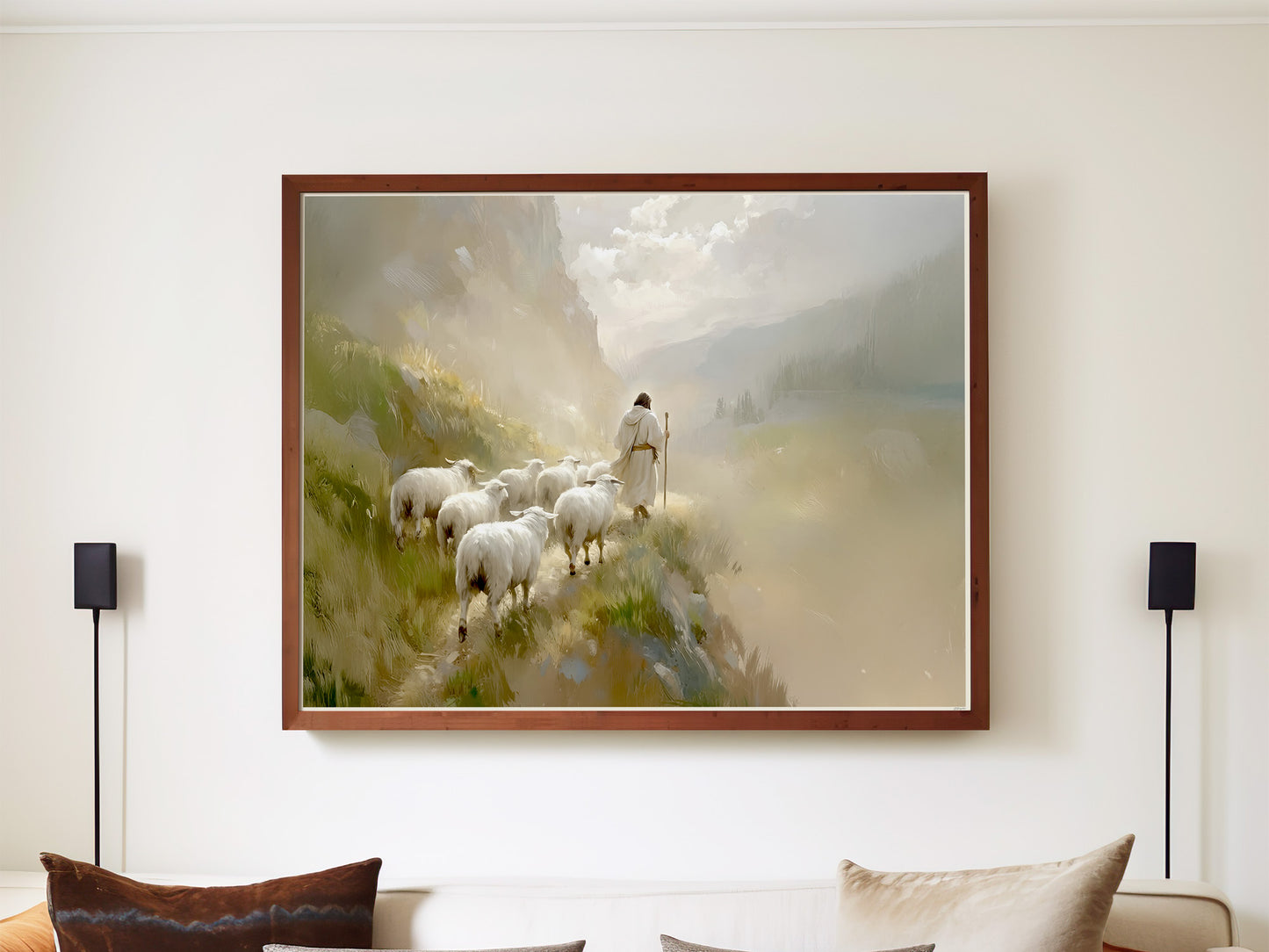 He Leadeth Me | Signed Handmade Art Print