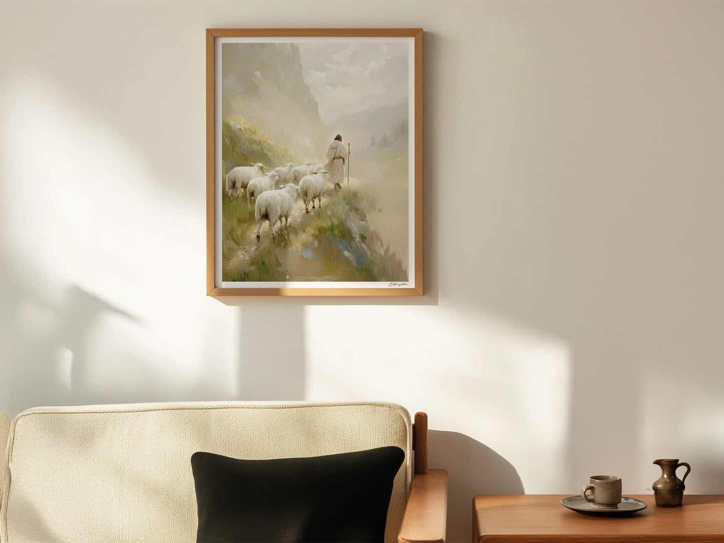 He Leadeth Me | Signed Handmade Art Print