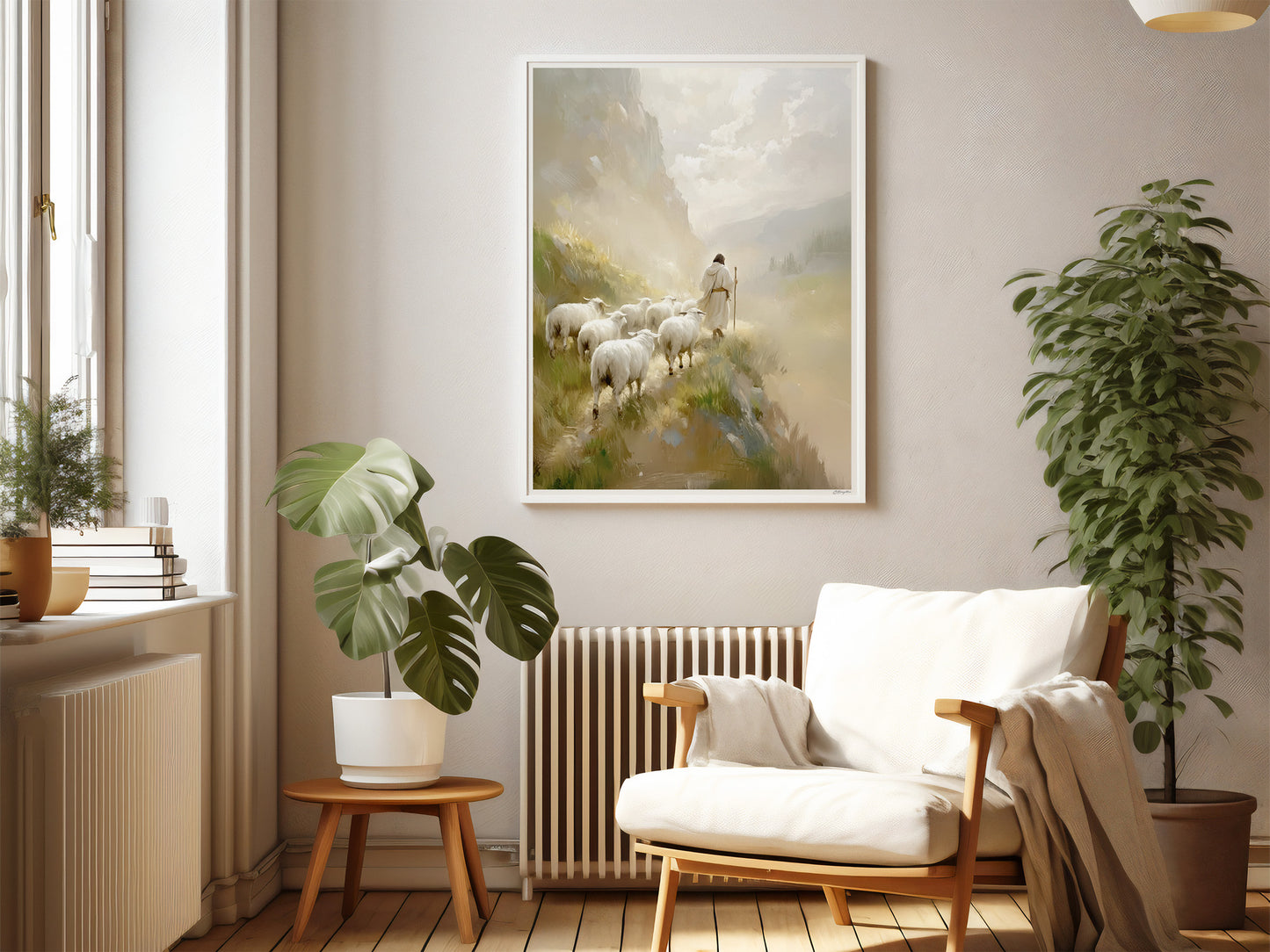 He Leadeth Me | Signed Handmade Art Print