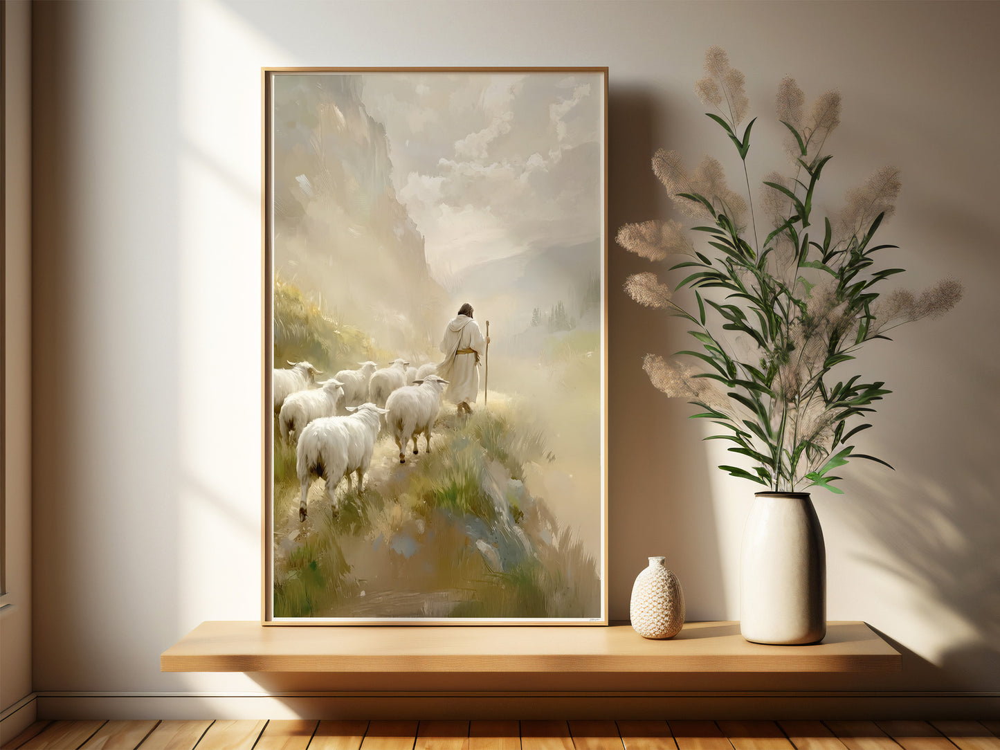 He Leadeth Me | Signed Handmade Art Print